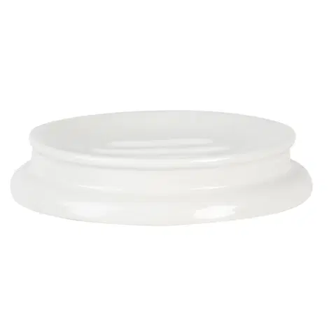 Misky na mýdlo Porcelánová kulatá bílá mýdlenka Circle - Ø 12*2 cm Clayre & Eef 64735