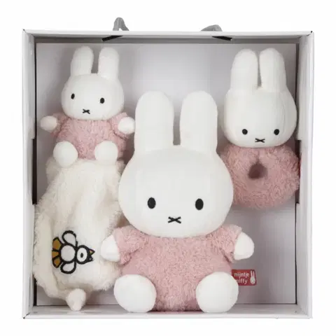 Hračky LITTLE DUTCH - Dárkový set králíček Miffy Fluffy Pink