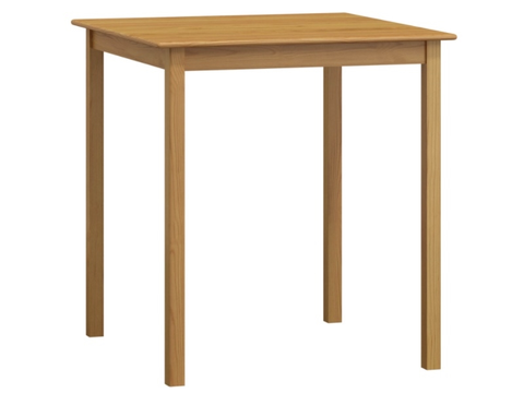 Jídelní stoly Stůl DASHEN 2, 100 x 100 cm, masiv borovice, moření olše