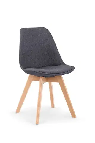 Židle Jídelní židle K303 Halmar Tmavě šedá
