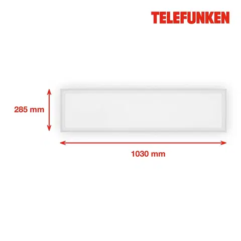 LED panely Telefunken LED panel Magic Framelight bílá CCT RGB 29x103cm
