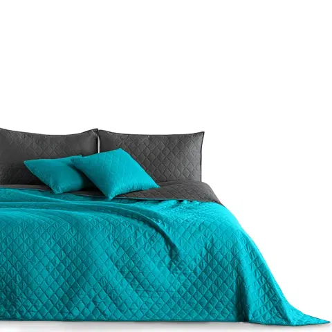 Přehozy Přehoz na postel DecoKing AXEL zelený, velikost 170x210