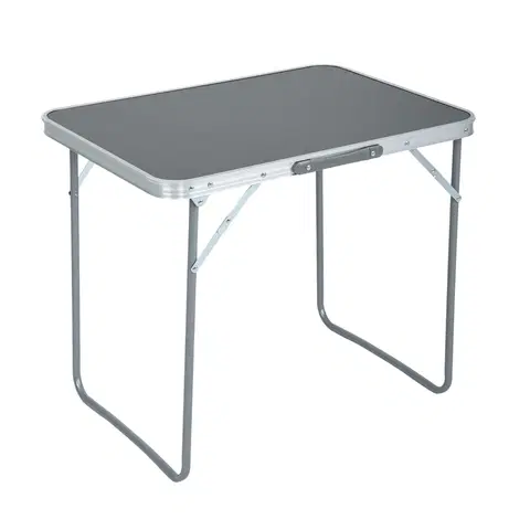 Zahradní stolky Ak furniture Kempingový stolek ARES 70x50 cm šedý