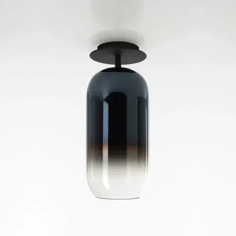 Moderní stropní svítidla Artemide Gople stropní - černá / modrá 1413350A