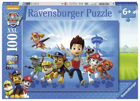 Hračky puzzle RAVENSBURGER - Tlapková patrola 100 dílků