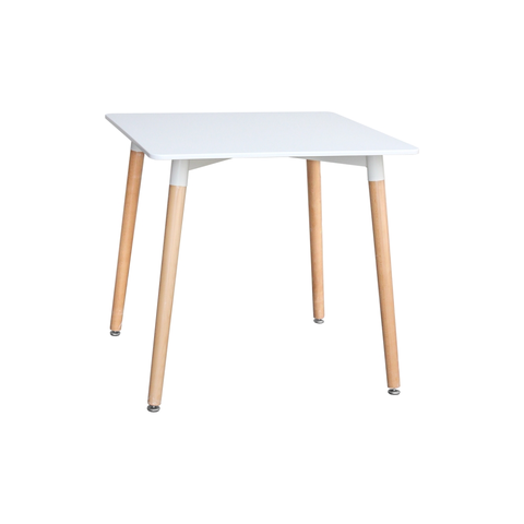 Jídelní stoly Jídelní stůl FARUK 80x80 cm, bílý