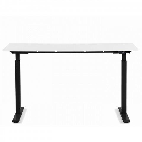 Výškově nastavitelné psací stoly KARE Design Pracovní stůl Office Smart - černý, bílý, 120x70