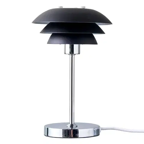 Stolní lampy na noční stolek Dyberg Larsen Dyberg Larsen DL16 stolní lampa, kov, černá