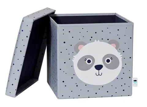 Boxy na hračky LOVE IT STORE IT - Box na hračky / židle, Happy Kids - Panda