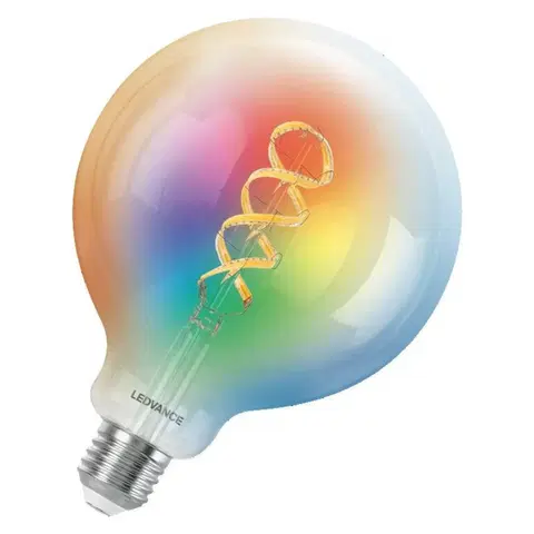 LED žárovky OSRAM LEDVANCE SMART+ MATTER RGB Filament Globe 125 40 4.8W 827-865 Multicolor E27 4099854195020