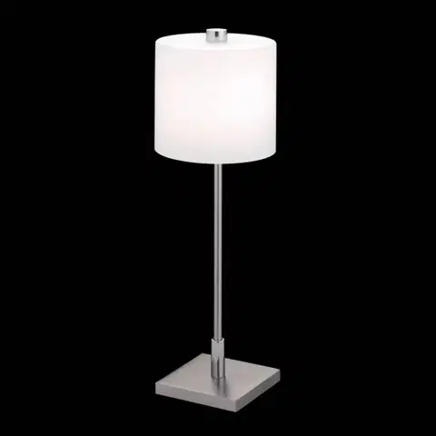 Stolní lampy na noční stolek Knapstein KNAPSTEIN stolní lampa LED MERCY nikl matný, chrom
