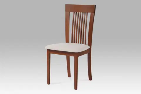 Židle Jídelní židle BC-3940 látka / dřevo Autronic Třešeň