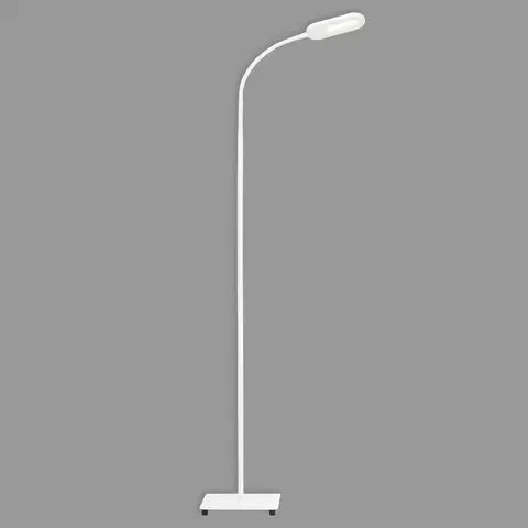 Stojací lampy Briloner LED stojací lampa Office Step bílá stmívatelná CCT