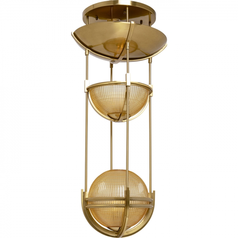 Křišťálové lustry KARE Design Lustr Global Basket Ø52cm