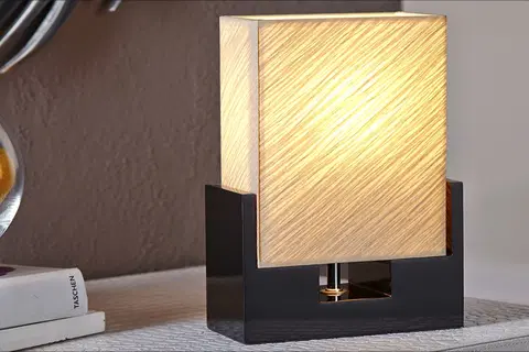 Luxusní a designové stolní lampy Estila Moderní jedinečná stolní lampa Twilight oranžová