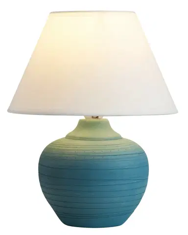 Lampy na noční stolek Rabalux stolní lampa Molly E14 1x MAX 40W modrá 4392