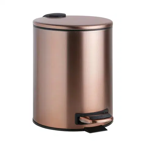 Odpadkové koše HOPA Odpadkový koš „Soft Close“, 5l, 205×265×205 mm Barva Růžové zlato broušená KDBE155315010