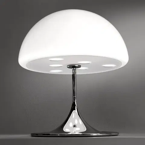 Stolní lampy Martinelli Luce Martinelli Luce Mico - stolní lampa, 60 cm, bílá