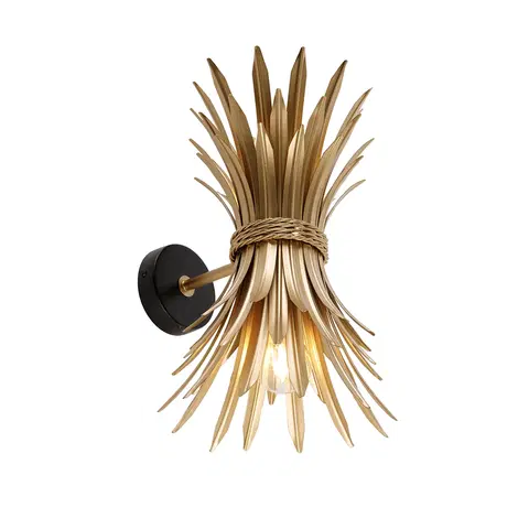 Nastenna svitidla Nástěnná lampa ve stylu Art Deco zlatá - Wesley