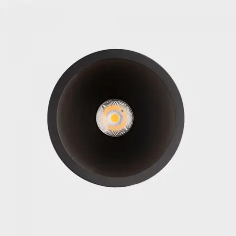 Bodovky do podhledu na 230V KOHL LIGHTING KOHL-Lighting NOON zapuštěné svítidlo s rámečkem pr.93 mm černá 38° 10 W  CRI 80 2700K Non-Dimm