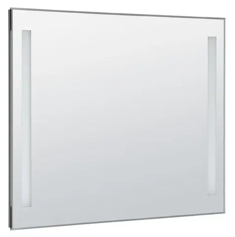 Koupelnová zrcadla AQUALINE Zrcadlo s LED osvětlením 100x80cm, kolébkový vypínač ATH7