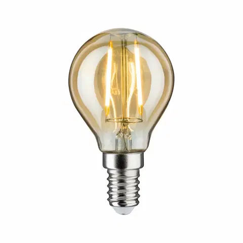 LED žárovky PAULMANN LED kapka 2,6 W E14 zlatá zlaté světlo 287.11