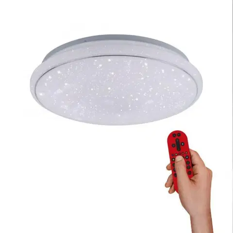 Chytré osvětlení LEUCHTEN DIREKT is JUST LIGHT LED stropní svítidlo, Smart Home, RGB+W, křišťálový vzhled, dálkový ovladač, CCT MEDION RGB+2700-5000K