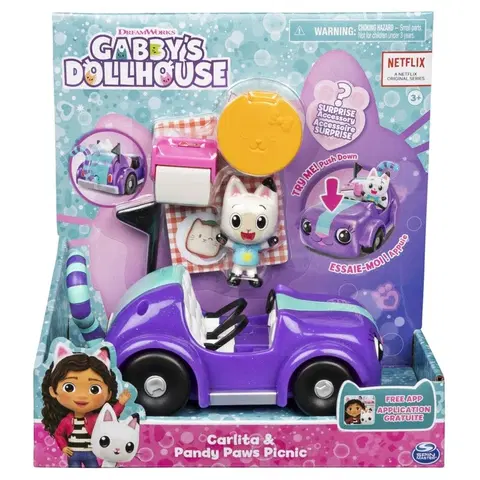 Hračky SPIN MASTER - Gabby'S Dollhouse Vozidlo S Figurkou