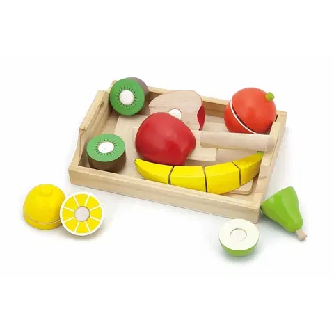 Hračky VIGA - Dřevěné krájení ovoce
