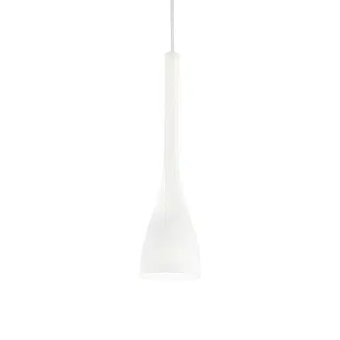 Moderní závěsná svítidla Ideal Lux FLUT SP1 SMALL BIANCO SVÍTIDLO ZÁVĚSNÉ 035697