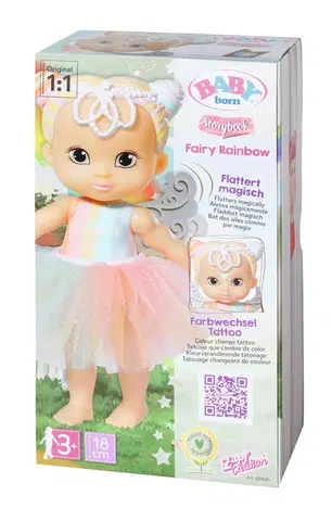 Hračky panenky ZAPF - BABY born Storybook Duhová víla, 18 cm
