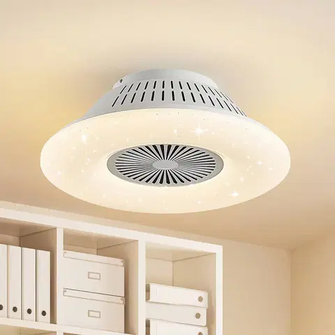 Stropní ventilátory se světlem Starluna Starluna Myrte LED stropní ventilátor, čistička