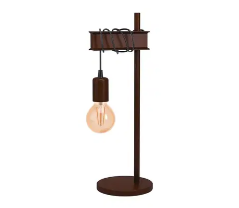 Lampy Eglo Eglo 43525 - Stolní lampa TOWNSHEND 1xE27/10W/230V 