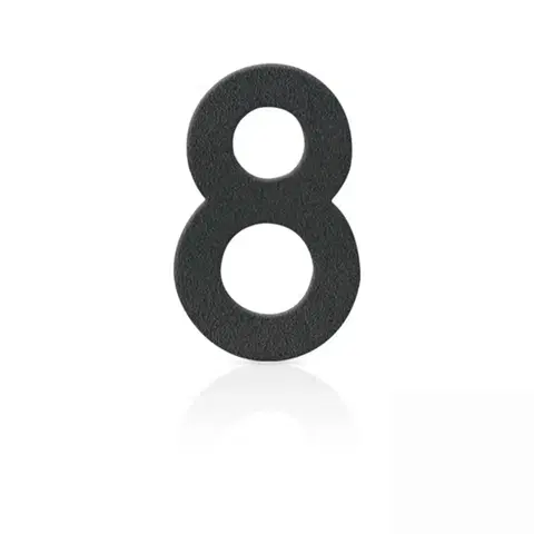 Čísla domů Heibi Nerezová domovní čísla číslice 8, grafit šedý