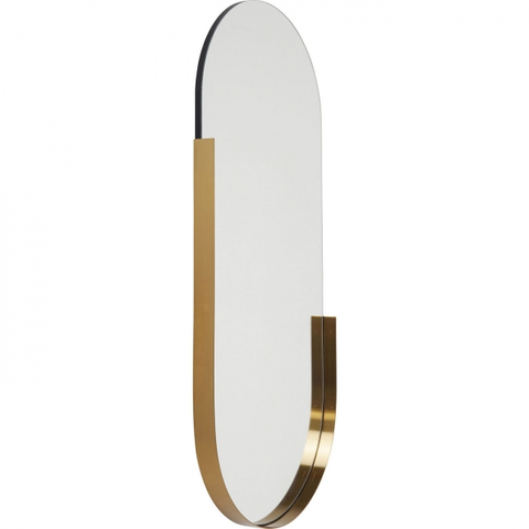 Nástěnná zrcadla KARE Design Zrcadlo Hipster Oval 114×50 cm