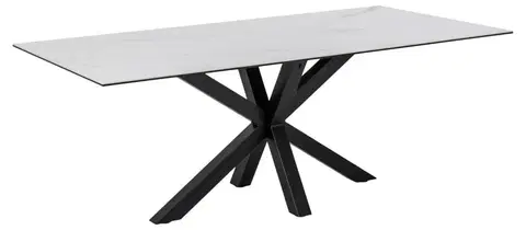 Jídelní stoly Actona Jídelní stůl Heaven I bílý/černý