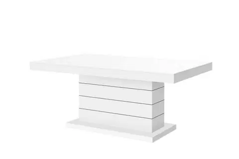 Konferenční stolky Konferenční stolek MATERA LUX MAT Bílý