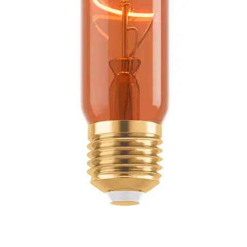 LED žárovky EGLO LED trubková žárovka E27 4W T30 1600K filament měď