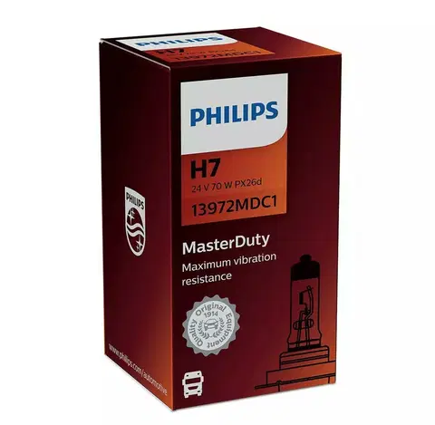 Autožárovky Philips H7 MasterDuty 24V 13972MDC1