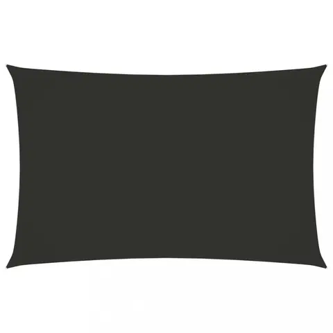 Stínící textilie Stínící plachta obdélníková 3 x 6 m oxfordská látka Dekorhome Antracit