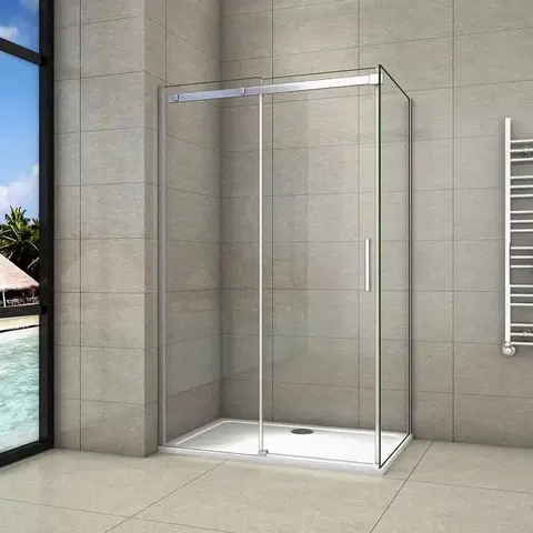 Sprchové vaničky H K Obdélníkový sprchový kout HARMONY 100x90cm, L/P varianta včetně sprchové vaničky z litého mramoru