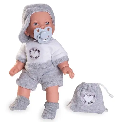 Hračky panenky ANTONIO JUAN - 12321 PETIT - realistická panenka se zvuky a měkkým látkovým tělem - 27 cm