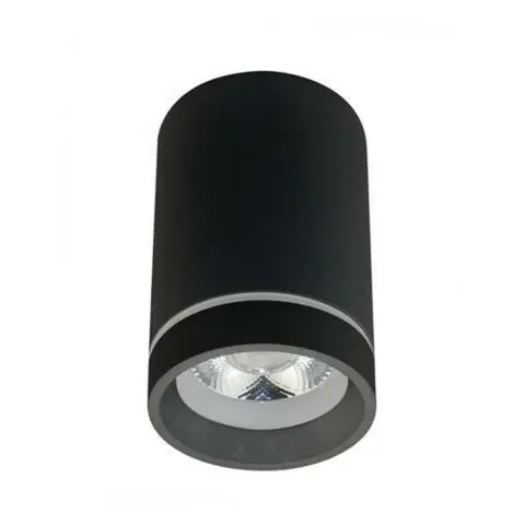 LED bodová svítidla LED Stropní bodové přisazené svítidlo AZzardo Bill black AZ3376 10W 850lm 4000K IP20 6,5cm černé