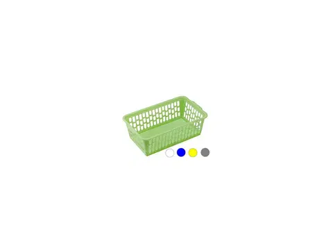Úložné boxy HEIDRUN - Košík plast 25x15x8cm různé barvy