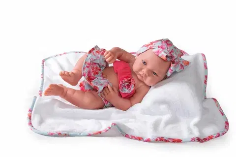 Hračky panenky ANTONIO JUAN - 50277 NICA - realistická panenka miminko s celovinylovým tělem - 42 cm