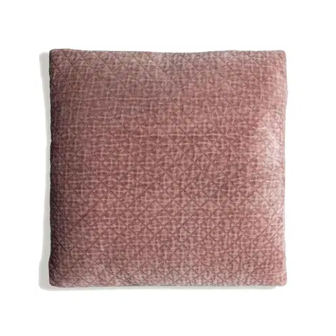 Stylové a designové polštáře a přikrývky Estila Designový polštář Karmen s růžovým bavlněným potahem 50cm
