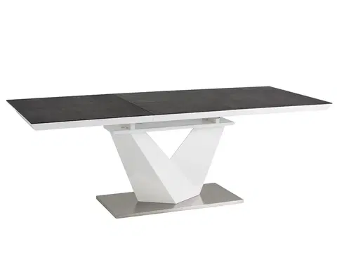 Jídelní stoly Rozkládací jídelní stůl ALARAS II Signal 160x90 cm