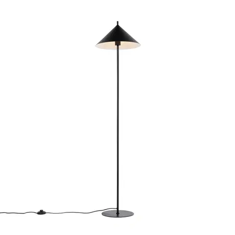 Stojaci lampy Designová stojací lampa černá - Triangolo