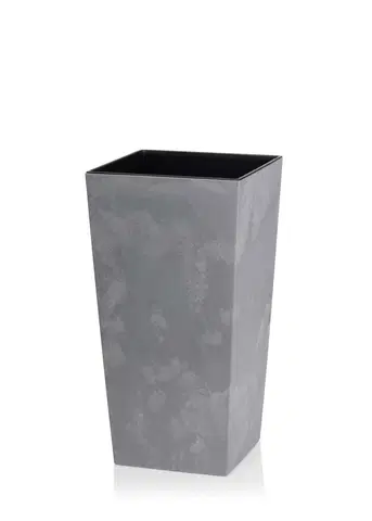 Květináče a truhlíky DekorStyle Květináč Porto 46x25 cm šedý beton