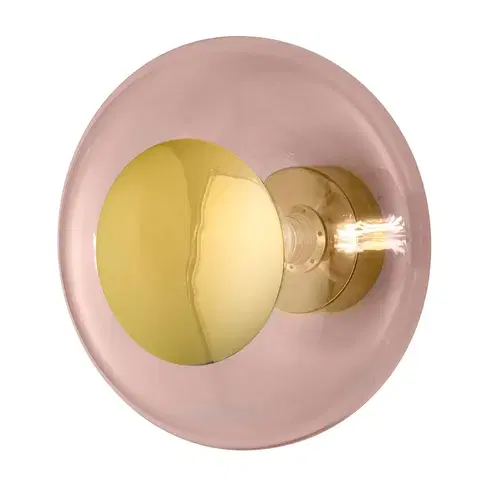 Nástěnná svítidla EBB & FLOW EBB & FLOW Horizon patice zlatá/růžovozlatá Ø36cm